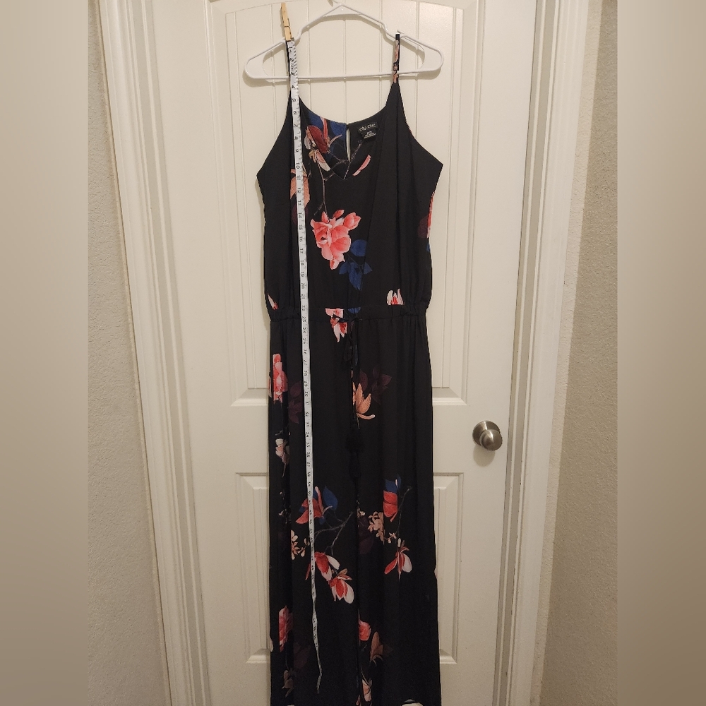 City Chic Size 14 Black Floral - Picture 10 of 16